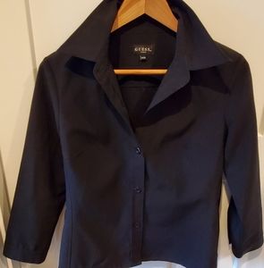 Guess womens blazer black size S